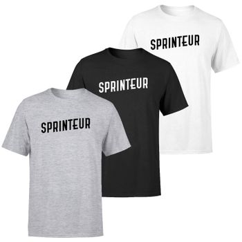 Sprinteur Men's T-Shirt - S - Black