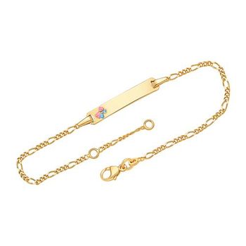 Pulsera mariposa filigrana 9 quilates oro