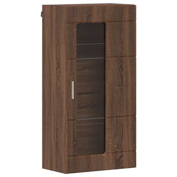 Armario De Madera Roble Marrón Madera De Ingeniería Vidaxl