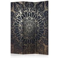 biombo - spider web brown 135x172 cm