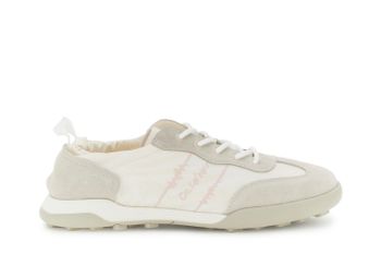 zapatillas con cordones en nailon y ante off white 40