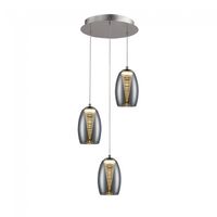 lampara de techo led nebula 3 luces