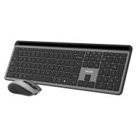 ngs eclipse kit teclado  raton multifuncion inalambricos recargables con 12 teclas multimedia