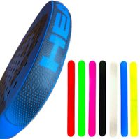 zrz sports protector pala de padel basico rugoso silicona transparente  proteccion extra transparente  funda adhesiva pegatina borde pala