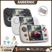 consola de juegos portatil anbernic rg cubexx pantalla ips de 395  consola de juegos retro de linux64 bits compatible con conexion hd wiliwili ebook