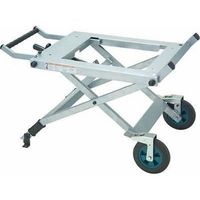 makita wst-03 soporte de trabajo profesional para sierra ingletadora con patas de apoyo ajustables plateado