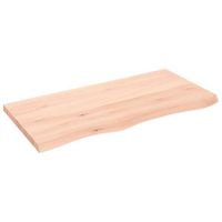 tablero de mesa  tablero escritorio madera maciza roble sin tratar 100x50x2-4 cm