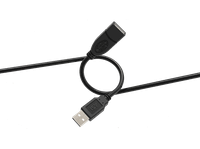 cable usb - isy iuc-1021 20 usb-a a usb-a 3m 480 mbps negro