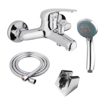 Set De Accesorios Fontastock Baño/ducha Zinc