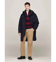 tommy hilfiger para hombre mw0mw37413 parka rockie 3 en 1 repelente al agua marino m casual poliamida