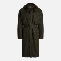 polo ralph lauren stewart waxed cotton coat - s