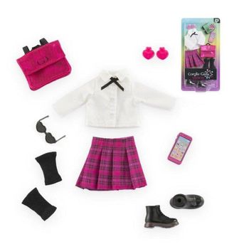Set de Moda Corolle Girls Dressing Collège Anglais 28 cm, 8 Accesorios