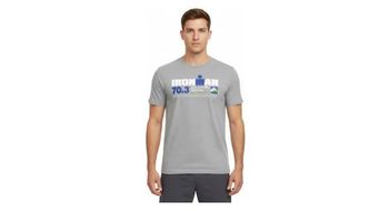 Camiseta gris de manga corta ironman 70 3 zell am see para hombre