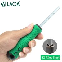 laoa-destornillador hexagonal de aleacion de acero s2 mango profesional con destornilladores magneticos 1 unidad
