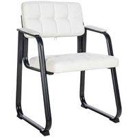 silla para visitas canada b simil cuero blanco 58x59x84 cm clp