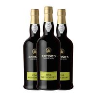 justinos madeira vino generoso fine medium dry madeira 3 anos 75 cl 19 vol pack de 3 unidades
