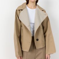 levete room karima cotton-blend twill jacket - m  38