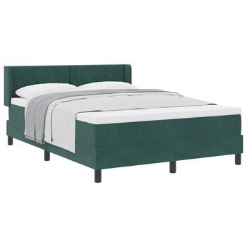 Cama Tapizada 203x140x88 Cm  - Verde