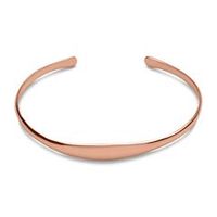 brazalete de plata 925 banado en oro rosa