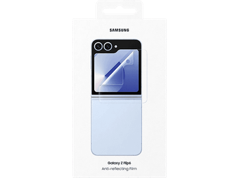 Protector pantalla - Samsung Front Film, Para Galaxy Z Flip6/Z Flip7 FE, PET, PC reciclado, Anti reflejo