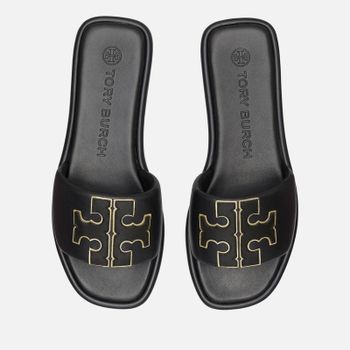 Tory Burch Women's Leather Sport Slide Sandals - UK 3.5