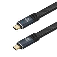 cable usb32 20gbps tipo-c a tipo-c 5a 100w carga rapida transmision de datos 8k60hz cable de video datos longitud 05m