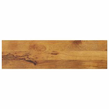 Tablero De Mesa Rectangular Madera Maciza Mango 110x20x3,8 Cm Vidaxl