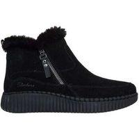skechers botines wilshire blvd fresh zip black 168108blk para mujer