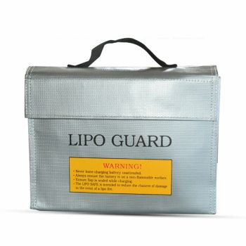 240*180*64mm Bolsa multifuncional a prueba de fuego y explosiones Bolsa de seguridad de batería para cargador de batería