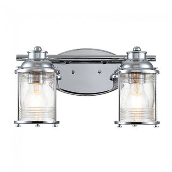 Aplique de pared para baños ashland bay (2 luces)
