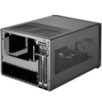 torre silverstone sg13b-q mini itx negro compacta sin fuente