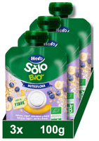 hero solo bolsita de platano arandanos y yogur 6m 3x100 gr