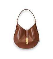 polo ralph lauren para mujer 428944017009 bolso de hombro polo id pequeno de piel marron osfa casual