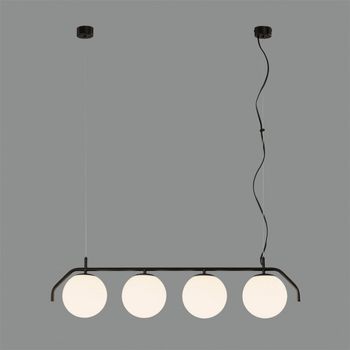 Lámpara colgante maui negro (4 luces)