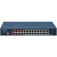 switch hikvision ds-3e0326p-em 24 puertos poe fast ethernet no administrado