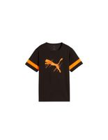 camiseta de futbol puma attacanto logo  black-h infantil