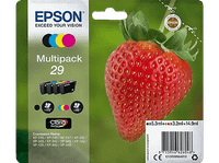 cartucho de tinta - epson c13t29864020 fresa 29 cartuchos cmyk