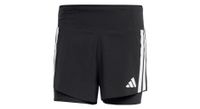 pantalon corto adidas adizero 2 en 1 negro hombre