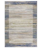 alfombra con efecto jaspeado y greca revel 138