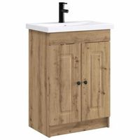 juego de muebles de bano roble artisan 785 x 375 x 81 cm vidaxl
