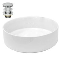 lavabo de bano o 355 x 120 mm blanco ecd germany