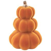 figura de ceramica terciopelo naranja dorado 33 cm calabaza hecho a mano kalamata