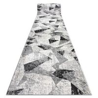 alfombra de pasillo tuls 51211 moderna geometrico antracita 90 cm 90x170 cm