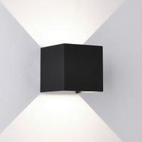 aplique de exterior led davos 4000k 2x6w