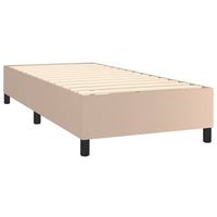 cama con muelle de caja con colchon con led
