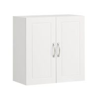 armario suspendido con 2 puertas mdf blanco