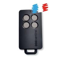 mando de portal scs sentinel 4 canales 43392 mhz codigo rotativo gris