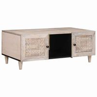 mesa de centro blanco blanqueado 100 x 54 x 40 cm vidaxl