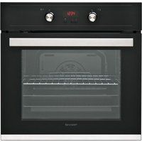 sharp k-61d27bm1 electric oven - black black