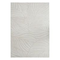 alfombra anoai blanca efecto lana 200x150cm